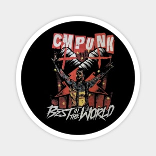 CM Punk Elite Best In The World Magnet